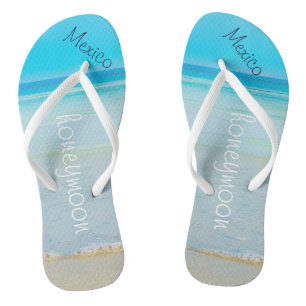 Boda de playa Chanclas Nombre de la novia Oc