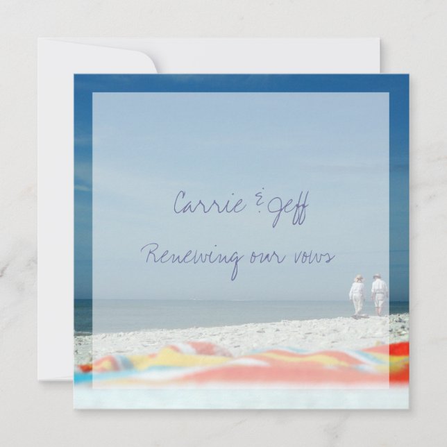 Boda de playa de destino (Anverso)