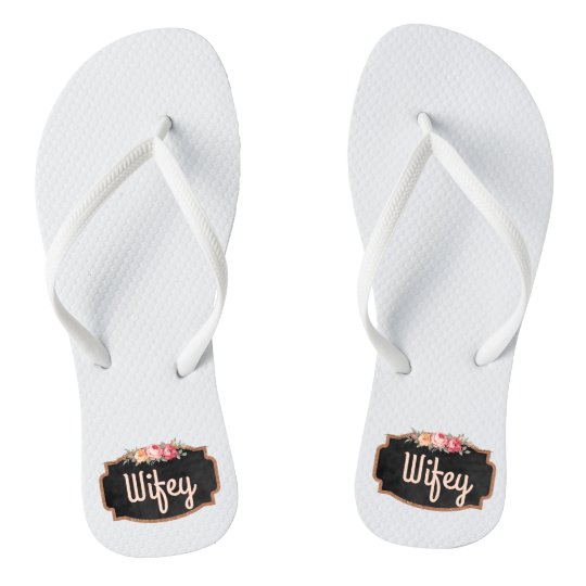 Boda de playa de Wifey el | de la pizarra del día Chanclas
