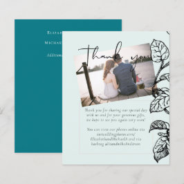 Boda de presupuesto de hojas de jardín botánico