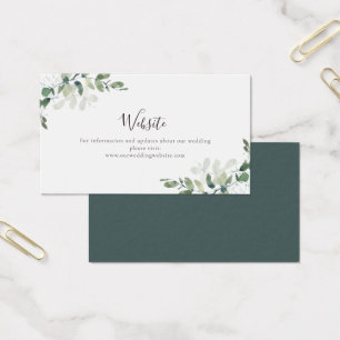BODA DE PRESUPUESTO Página Web Eucalyptus Tarjeta