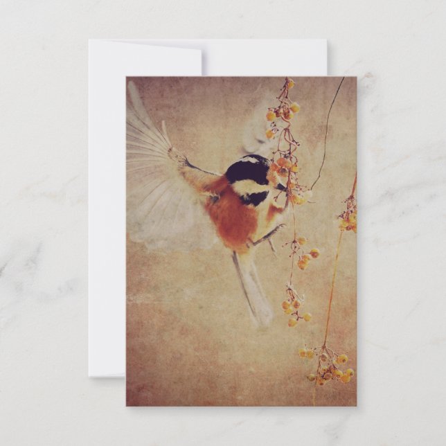 Boda de Pretty Bird Guardar la Fecha (Anverso)