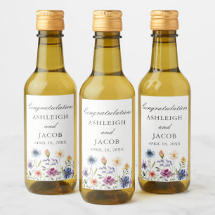 Boda de primavera con flores silvestres personaliz