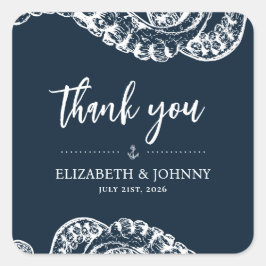 Boda de pulpo náutico favorece a los Pegatinas