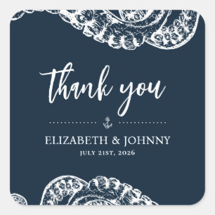 Boda de pulpo náutico favorece a los Pegatinas