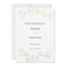 Boda de ramas doradas pospuso la Invitación