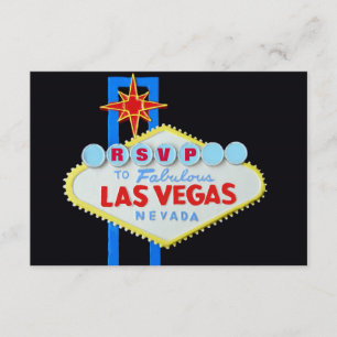 Boda de recepción de RSVP contesta a de Las Vegas