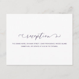 Boda de recepción morado oscuro y blanco