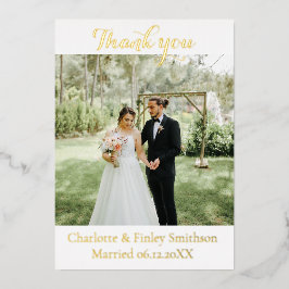 Boda de Relieve metalizado oro moderno tarjeta de