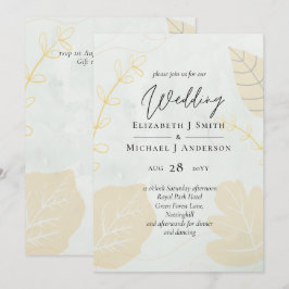 Boda de resumen moderno japonés escandinavo