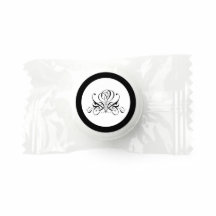 Boda de Rosa negro caligrafía