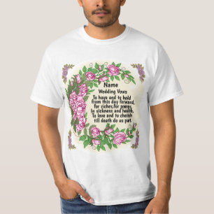 Boda de Rosas encantadores vota camiseta