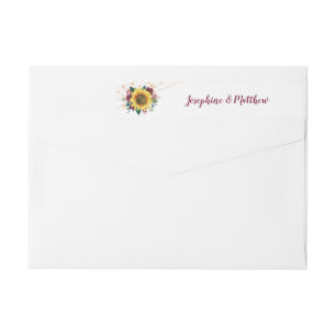 Boda de Rustic Sunflower Floral String Lights