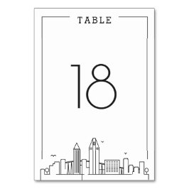Boda de San Diego | Tarjeta de mesa