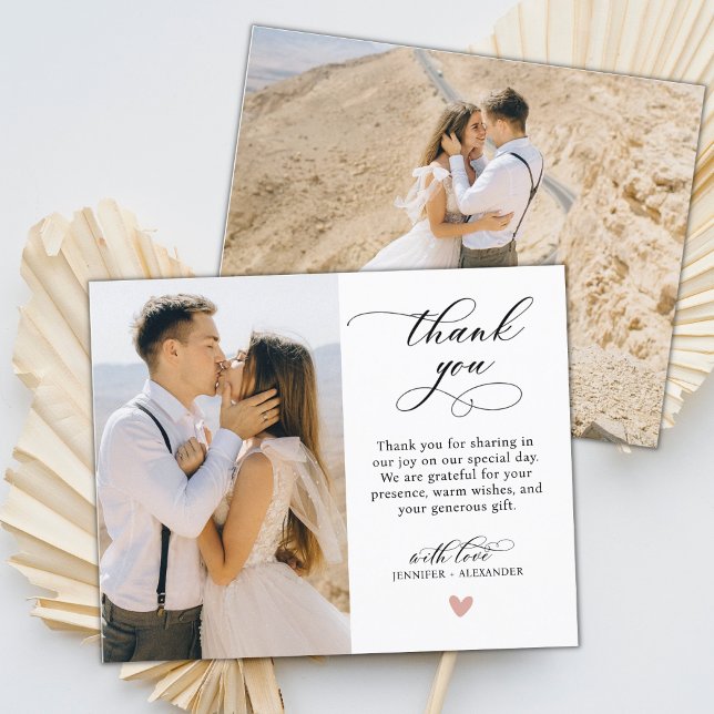 Boda de script de presupuesto Gracias Tarjeta de f (Subido por el creador)