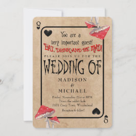 Boda De Setas Locas Para Jugar Con Tarjeta