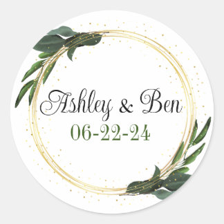 Boda de sobres personalizados o pegatinas de favor