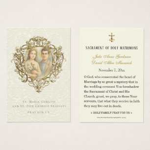 Boda de Sta. María Goretti y St. Pier Giorgio 