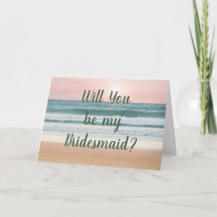 Boda de Sun de la playa usted será mis tarjetas de