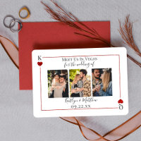 Boda de tarjeta de reproducción de monograma 3 Fot
