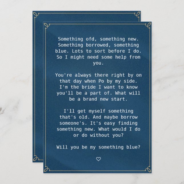 boda de tarjetas (Anverso / Reverso)