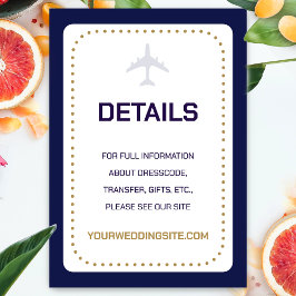 Boda de tarjetas de embarque de caligrafía de viaj