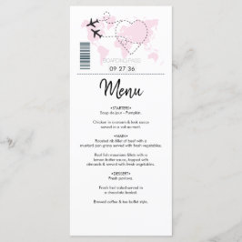 Boda de tarjetas de embarque de destino