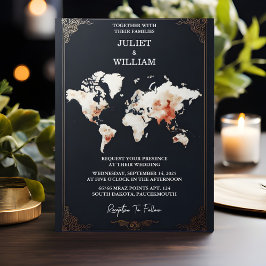 Boda de tarjetas de embarque de pasaportes de avió