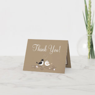 Boda de tarjetas de regalo Aves Novia Groom