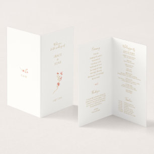 Boda de tarjetas plegadas con marfil de marfil sil