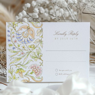Boda de tarjetas RSVP de jardín