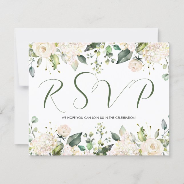 BODA de tarjetas RSVP de PRESUPUESTO (Anverso)