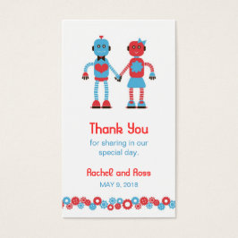 Boda de temas de Robot Cute