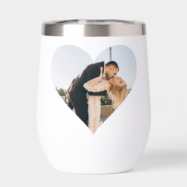 Boda de texto de fotografía de corazón de parejas  (Trasero)