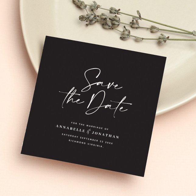 Boda de tipografía de escritura moderna ahorra la  (Subido por el creador)