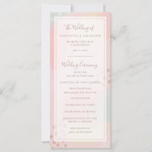 Boda de tonos pasteles rosados de arte abstracto m