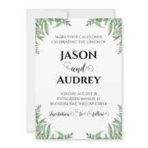 boda de vacaciones de invierno ahorra invitaciones