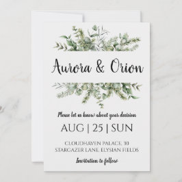 boda de vacaciones de invierno ahorra invitaciones