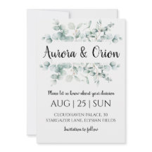 boda de vacaciones de invierno ahorra invitaciones