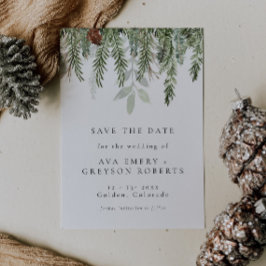 Boda De Vacaciones Guardar La Invitación De Fecha
