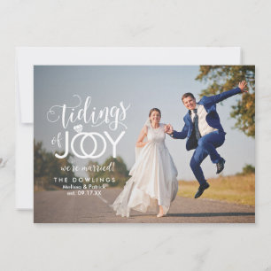 Boda de vacaciones recién casada Primera Navidad