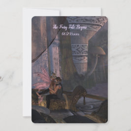 Boda de venta de hadas - Tarjeta plana para guarda