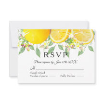 Boda de verano de Lemon Boho Moderno RSVP