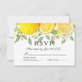 Boda de verano de Lemon Boho Moderno RSVP