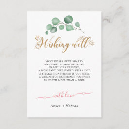 Boda de Verdor de Oro con Tarjeta de Buena Volunta