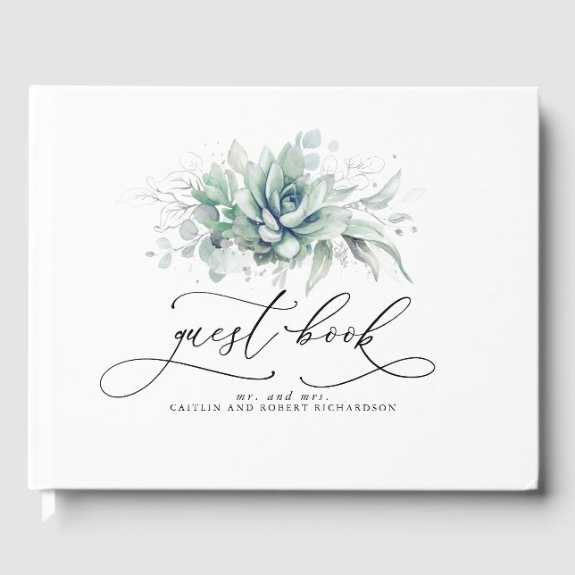 Boda de Verdor de Suculentos Libros (Anverso)