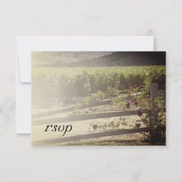 Boda de viña y de cerco de Rosa RSVP