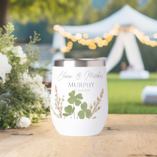 Boda del amante de la hoja verde moderna irlandesa