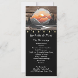 Boda del atardecer del bosque del valle de las mon