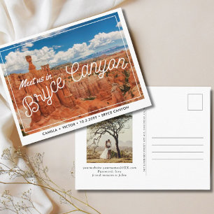 Boda del cañón de Bryce Salven la postal de la fec